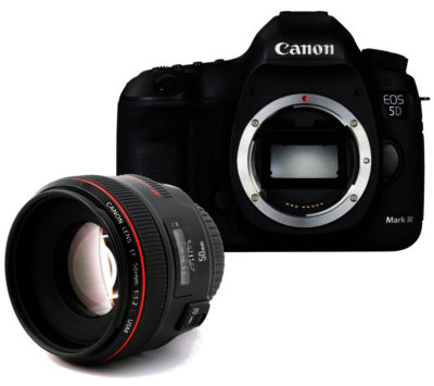 Canon EOS 5D Mark III DSLR Camera with EF 50 mm f/1.2 USM Prime Lens Canon EOS 5D Mark III DSLR Camera with EF 50 mm f/1.2 USM Prime Lens